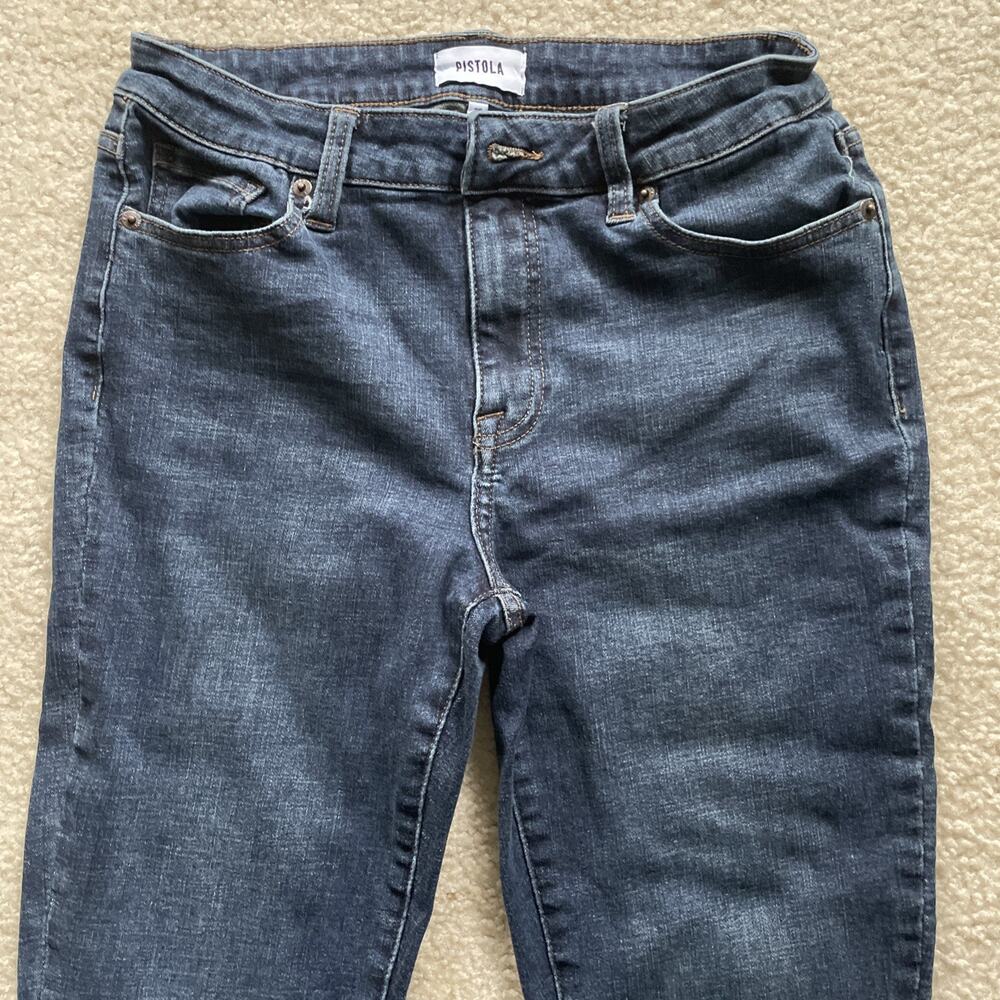 Pistola Womens Jeans Size 28 Dark Blue Preowned Excellent